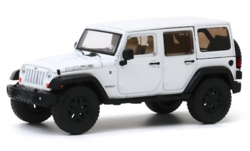 Coche miniatura Jeep Wrangler 1/43 Greenlight Unlimited MOAB blanco 2013 Jeep Wrangler 1/43 Greenlight Unlimited MOAB blanco 2013 coche miniatura