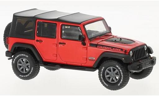 Coche miniatura Jeep Wrangler 1/43 Greenlight Unlimited rojo/negro Rubicon Recon 2017 Jeep Wrangler 1/43 Greenlight Unlimited rojo/negro Rubicon Recon 2017 coche miniatura