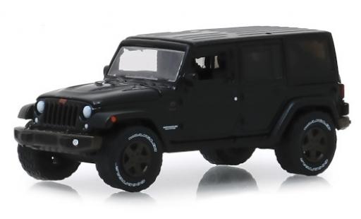 Coche miniatura Jeep Wrangler 1/64 Greenlight Unlimited negro 2016 Jeep Wrangler 1/64 Greenlight Unlimited negro 2016 coche miniatura