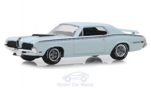 Coche miniatura Mercury Cougar 1/64 Greenlight Eliminator gris/negro 1970 Mercury Cougar 1/64 Greenlight Eliminator gris/negro 1970 coche miniatura