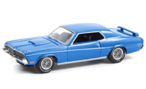 Mercury Cougar 1/64 Greenlight Eliminator metalico azul/Dekor 1969 coche miniatura
