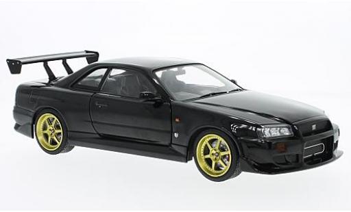 Coche miniatura Nissan Skyline 1/18 Greenlight GT-R34 negro RHD 1999 Nissan Skyline 1/18 Greenlight GT-R34 negro RHD 1999 coche miniatura
