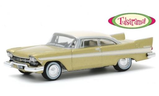 Coche miniatura Plymouth Belvedere 1/64 Greenlight metalico beige/beige 1957 Tulsarama Plymouth Belvedere 1/64 Greenlight metalico beige/beige 1957 Tulsarama coche miniatura