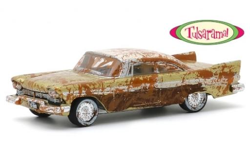 Coche miniatura Plymouth Belvedere 1/64 Greenlight metalico beige/beige 1957 Tulsarama unrestauriertes véhicule de 2007 Plymouth Belvedere 1/64 Greenlight metalico beige/beige 1957 Tulsarama unrestauriertes véhicule de 2007 coche miniatura