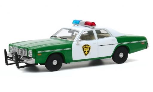 Coche miniatura Plymouth Fury 1/43 Greenlight Chickasaw County Sheriff 1975 Plymouth Fury 1/43 Greenlight Chickasaw County Sheriff 1975 coche miniatura
