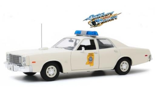 Plymouth Fury 1/18 Greenlight Mississippi Highway Safety Patrol 1975 Smokey and the Bandit coche miniatura