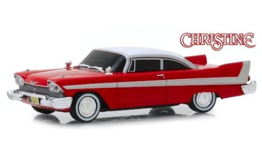 Coche miniatura Plymouth Fury 1/43 Greenlight rojo/blanco Christine 1958 Evil Version (getönte Scheiben) Plymouth Fury 1/43 Greenlight rojo/blanco Christine 1958 Evil Version (getönte Scheiben) coche miniatura
