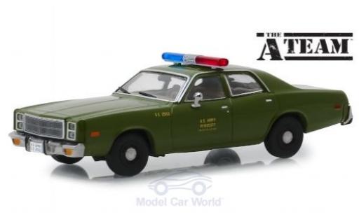 Coche miniatura Plymouth Fury 1/43 Greenlight U.S. Army 1977 The A-Team Plymouth Fury 1/43 Greenlight U.S. Army 1977 The A-Team coche miniatura