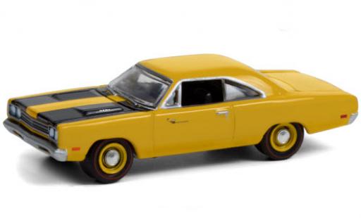 Coche miniatura Plymouth Road Runner 1/64 Greenlight amarillo/negro 1969 Pawn Stars Plymouth Road Runner 1/64 Greenlight amarillo/negro 1969 Pawn Stars coche miniatura