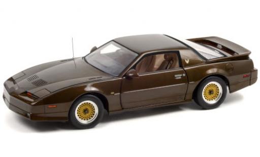 Pontiac Firebird 1/18 Greenlight GTA metalico marron 1987 coche miniatura