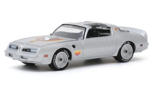 Coche miniatura Pontiac Firebird 1/64 Greenlight TA gris/Dekor Fire Am 1979 Pontiac Firebird 1/64 Greenlight TA gris/Dekor Fire Am 1979 coche miniatura