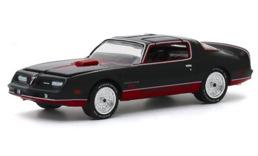 Coche miniatura Pontiac Firebird 1/64 Greenlight Trans Am negro/Dekor Macho T/A 1978 No.104 Pontiac Firebird 1/64 Greenlight Trans Am negro/Dekor Macho T/A 1978 No.104 coche miniatura