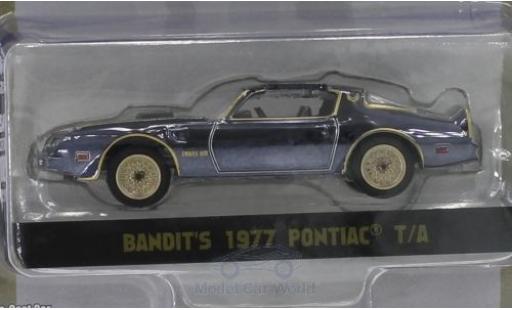 Coche miniatura Pontiac Trans Am 1/64 Greenlight negro/chrom Smokey and the Bandit 1977 Pontiac Trans Am 1/64 Greenlight negro/chrom Smokey and the Bandit 1977 coche miniatura