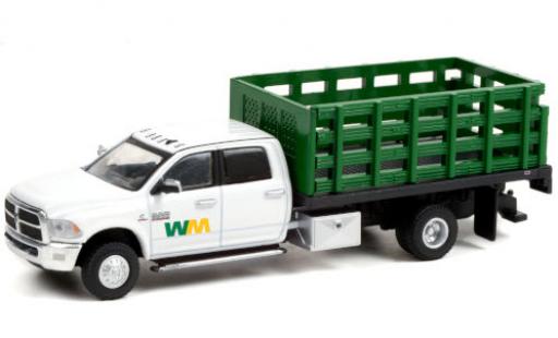 Coche miniatura RAM 3 1/64 Greenlight 500 Dually Stake Truck WM - Waste Management 2018 RAM 3 1/64 Greenlight 500 Dually Stake Truck WM - Waste Management 2018 coche miniatura