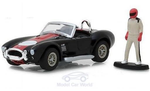 Coche miniatura Shelby Cobra 1/64 Greenlight 427 S/C negro/rojo 1965 mit Rennfahrer Shelby Cobra 1/64 Greenlight 427 S/C negro/rojo 1965 mit Rennfahrer coche miniatura