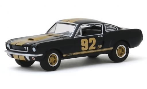 Coche miniatura Shelby GT 350 1/64 Greenlight H negro/gold 92 BP 1966 Shelby GT 350 1/64 Greenlight H negro/gold 92 BP 1966 coche miniatura