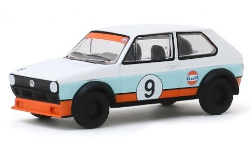 Coche miniatura Volkswagen Golf 1/64 Greenlight I No.9 Gulf 1974 Volkswagen Golf 1/64 Greenlight I No.9 Gulf 1974 coche miniatura