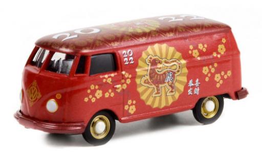Volkswagen T1 1/64 Greenlight Kastenwagen Year Of The Tiger 2022 coche miniatura