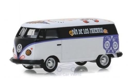 Volkswagen T1 1/64 Greenlight Panel Van Dia de los Muertos coche miniatura