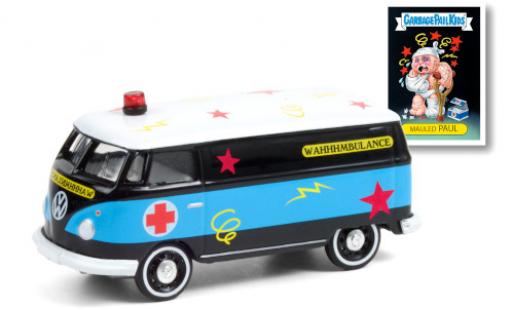 Volkswagen T1 1/64 Greenlight Panel Van Wahhhmbulance 1965 coche miniatura
