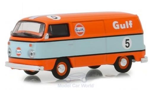 Coche miniatura Volkswagen T2 1/64 Greenlight Kastenwagen naranja/azul 1975 Volkswagen T2 1/64 Greenlight Kastenwagen naranja/azul 1975 coche miniatura