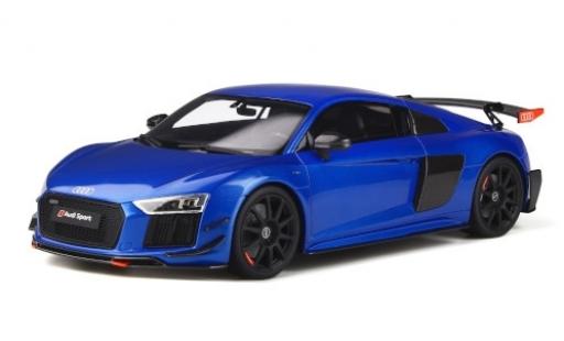 Coche miniatura Audi R8 1/18 GT Spirit Performance Parts metalico azul Audi R8 1/18 GT Spirit Performance Parts metalico azul coche miniatura