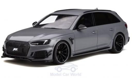 Audi RS4 1/18 GT Spirit -R Abt gris 2019 coche miniatura