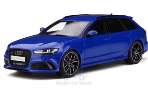Audi RS6 1/18 GT Spirit (C7) Performance Nogaro Edition metalico azul 2018 coche miniatura