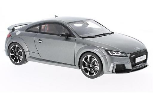 Audi TT 1/18 GT Spirit RS metalico gris 2016 coche miniatura