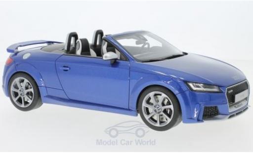 Audi TT RS 1/18 GT Spirit RS Roadster metalico azul coche miniatura