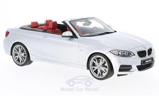 Coche miniatura Bmw M2 1/18 GT Spirit 35i M Performance Cabriolet gris Bmw M2 1/18 GT Spirit 35i M Performance Cabriolet gris coche miniatura