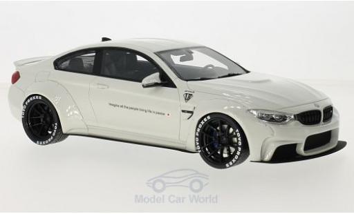 Bmw M4 1/18 GT Spirit LB blanco coche miniatura
