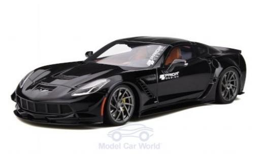 Chevrolet Corvette 1/18 GT Spirit (C7) Prior Design negro coche miniatura