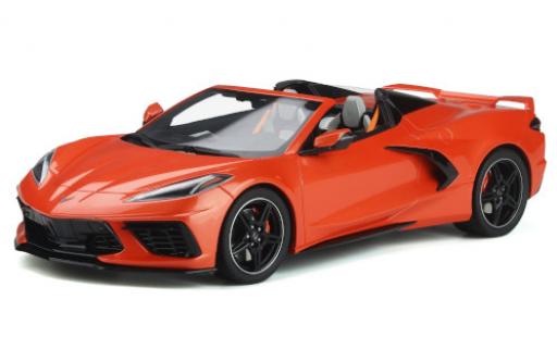 Chevrolet Corvette 1/18 GT Spirit C8 Convertible naranja 2020 coche miniatura