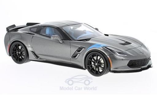 Coche miniatura Chevrolet Corvette C7 1/18 GT Spirit Grand Sport metalico gris 2017 Chevrolet Corvette C7 1/18 GT Spirit Grand Sport metalico gris 2017 coche miniatura