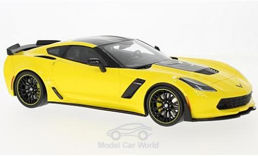 Chevrolet Corvette C7 1/18 GT Spirit Z06-C7.R Edition amarillo/negro 2016 coche miniatura