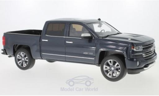 Chevrolet Silverado 1/18 GT Spirit Centennial Edition metalico azul 2018 coche miniatura