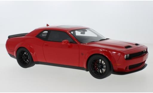 Coche miniatura Dodge Challenger 1/18 GT Spirit SRT Hellcat Redeye Widebody rojo 2019 Dodge Challenger 1/18 GT Spirit SRT Hellcat Redeye Widebody rojo 2019 coche miniatura