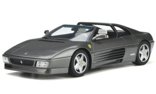 Ferrari 348 1/18 GT Spirit GTS metalico gris 1993 coche miniatura