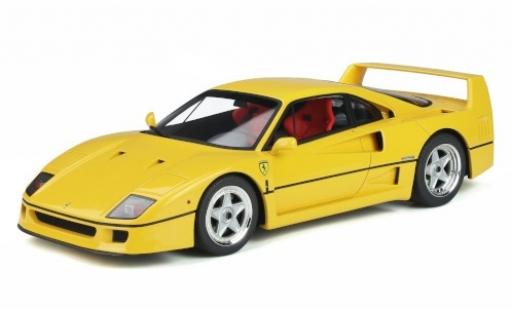 Coche miniatura Ferrari F40 1/18 GT Spirit amarillo 1987 Ferrari F40 1/18 GT Spirit amarillo 1987 coche miniatura