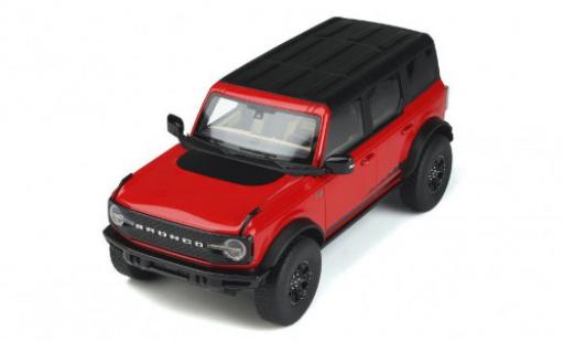 Ford Bronco 1/18 GT Spirit 4 Doors Wildtrack rojo/negro 2021 coche miniatura