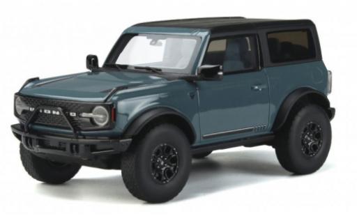 Ford Bronco 1/18 GT Spirit First Edition gris/negro 2021 coche miniatura