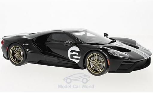 Coche miniatura Ford GT 1/18 GT Spirit negro/blanco 2016 50th Anniversary Edition Ford GT 1/18 GT Spirit negro/blanco 2016 50th Anniversary Edition coche miniatura