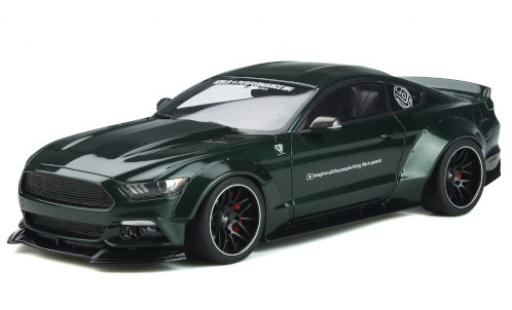 Coche miniatura Ford Mustang 1/18 GT Spirit by LB Works verde 2015 Ford Mustang 1/18 GT Spirit by LB Works verde 2015 coche miniatura