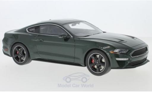 Coche miniatura Ford Mustang 1/18 GT Spirit GT Bullitt metalico verde 2019 Ford Mustang 1/18 GT Spirit GT Bullitt metalico verde 2019 coche miniatura
