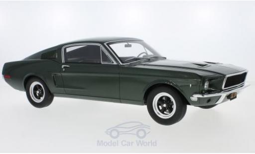 Coche miniatura Ford Mustang 1/18 GT Spirit GT verde Bullitt 1968 Ford Mustang 1/18 GT Spirit GT verde Bullitt 1968 coche miniatura