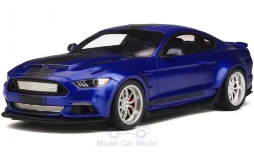 Ford Mustang GT 1/18 GT Spirit Shelby GT-350 Widebody metalico azul/negro 2017 coche miniatura