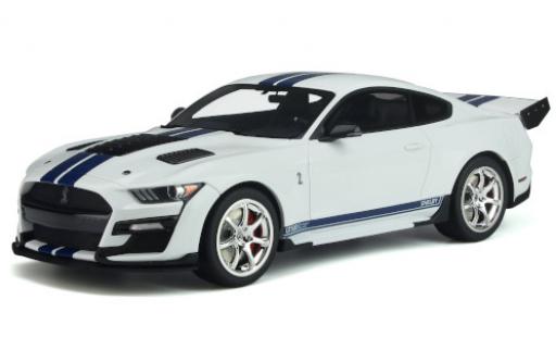 Coche miniatura Ford Mustang 1/18 GT Spirit Shelby GT500 Dragon Snake blanco/azul 2020 Ford Mustang 1/18 GT Spirit Shelby GT500 Dragon Snake blanco/azul 2020 coche miniatura