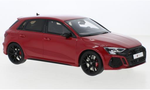 Audi RS3 1/18 GT Spirit Sportback rojo coche miniatura