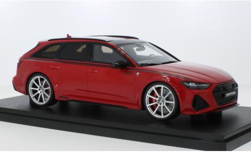 Audi RS6 1/18 GT Spirit (C8) Avant MTM rouge foncé 2021 coche miniatura